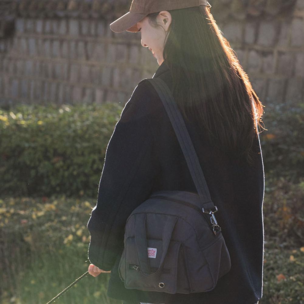 mini town bag - charcoal