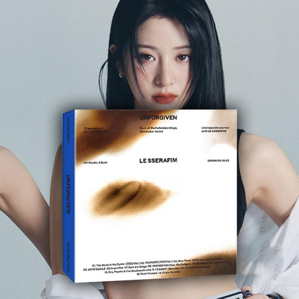 르세라핌 정규 앨범+특전 UNFORGIVEN 언포기븐 컴팩트 허윤진 노래 굿즈