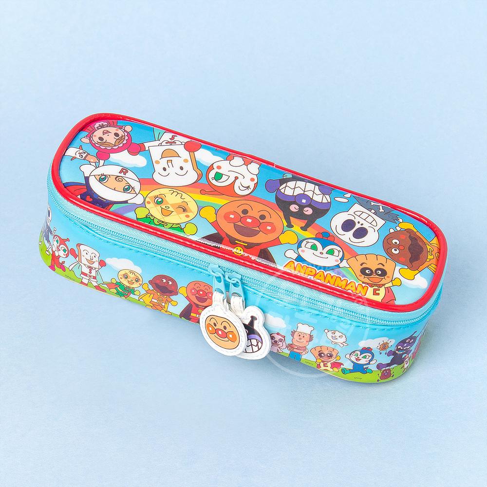 호빵맨 사이 좋은 호빵맨 친구들 펜케이스 필통 파우치