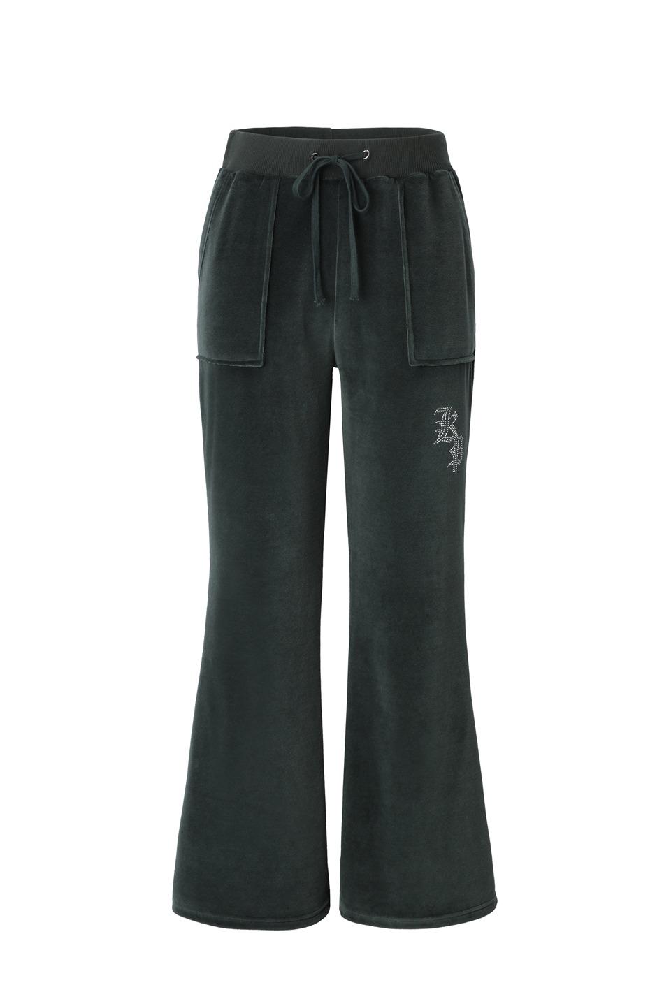Cubic Velour Bootcut