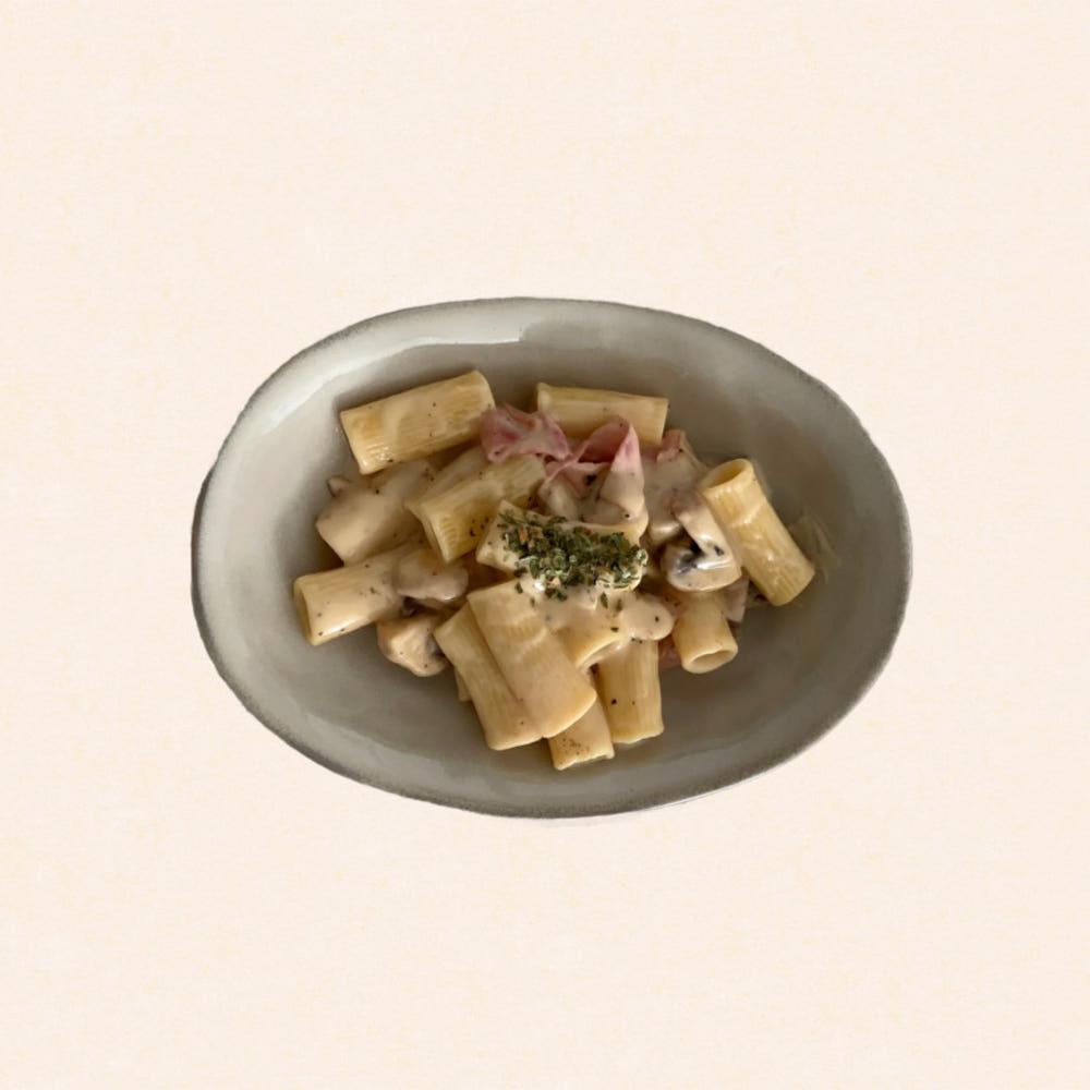 Autumn deep oval plate