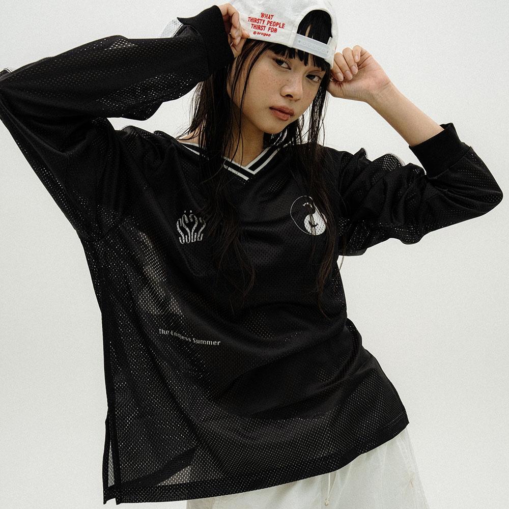 OVERSIZED SPORTY MOTO JERSEY_BLACK
