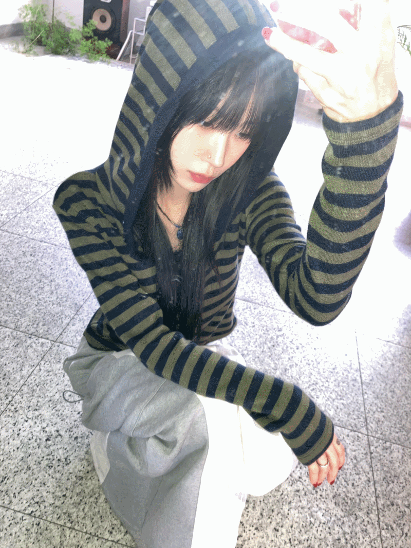 corn terry hoody