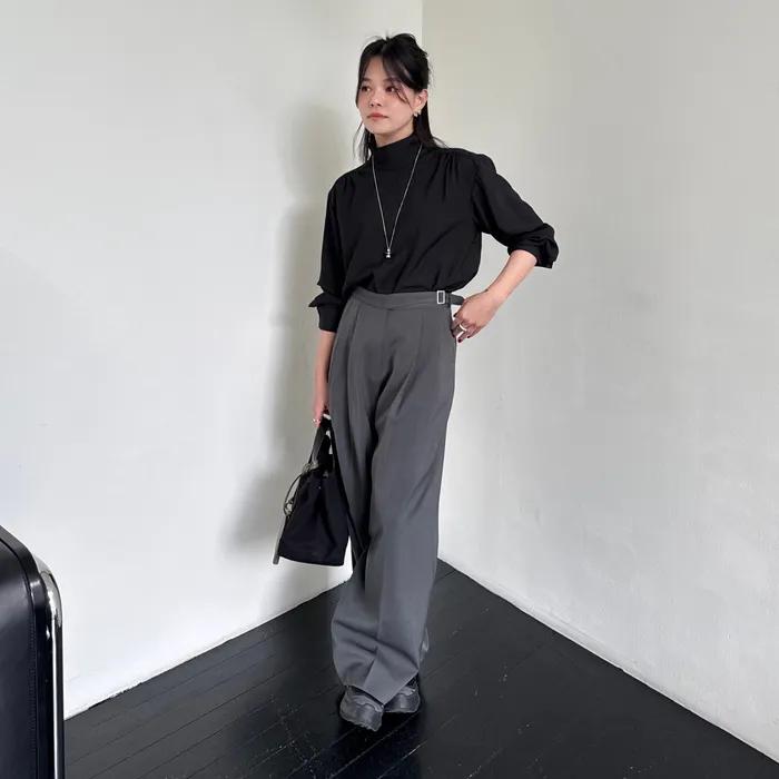 [차지혜X언더스탠딩] Belt joseph pants
