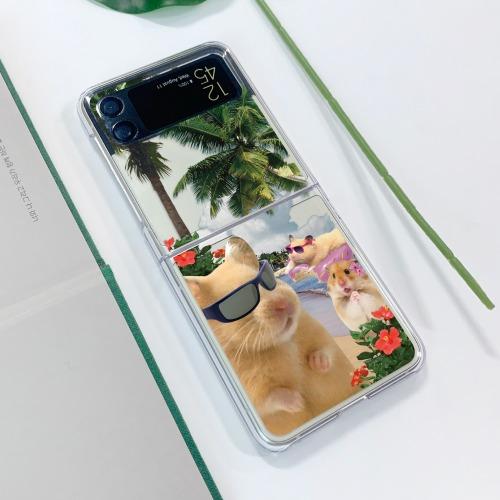 Z플립 클리어케이스 햄썸머