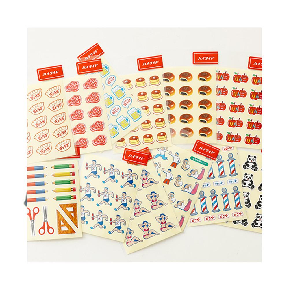 [하이타이트]레트로 데코 스티커