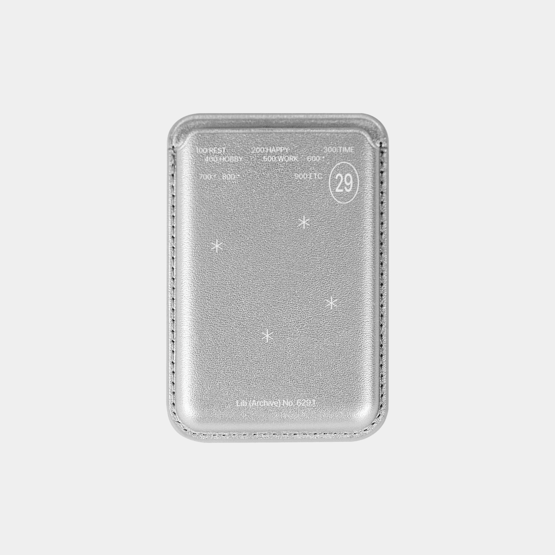 Lib MagSafe Card Wallet - Silver [맥세이프 카드지갑]