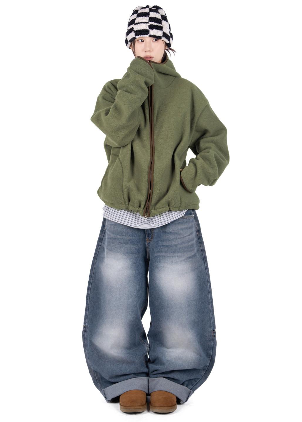 릿킴 ARC STITCH BALLOON JEANS