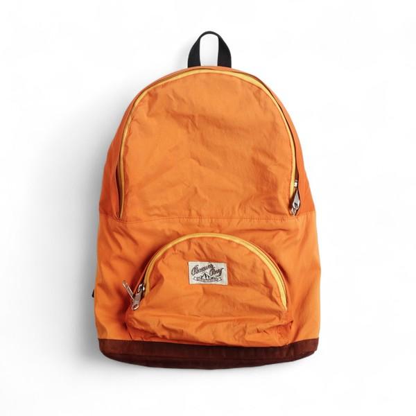 [BEAMS BOY] 컬러블록 나일론 백팩 (Orange)
