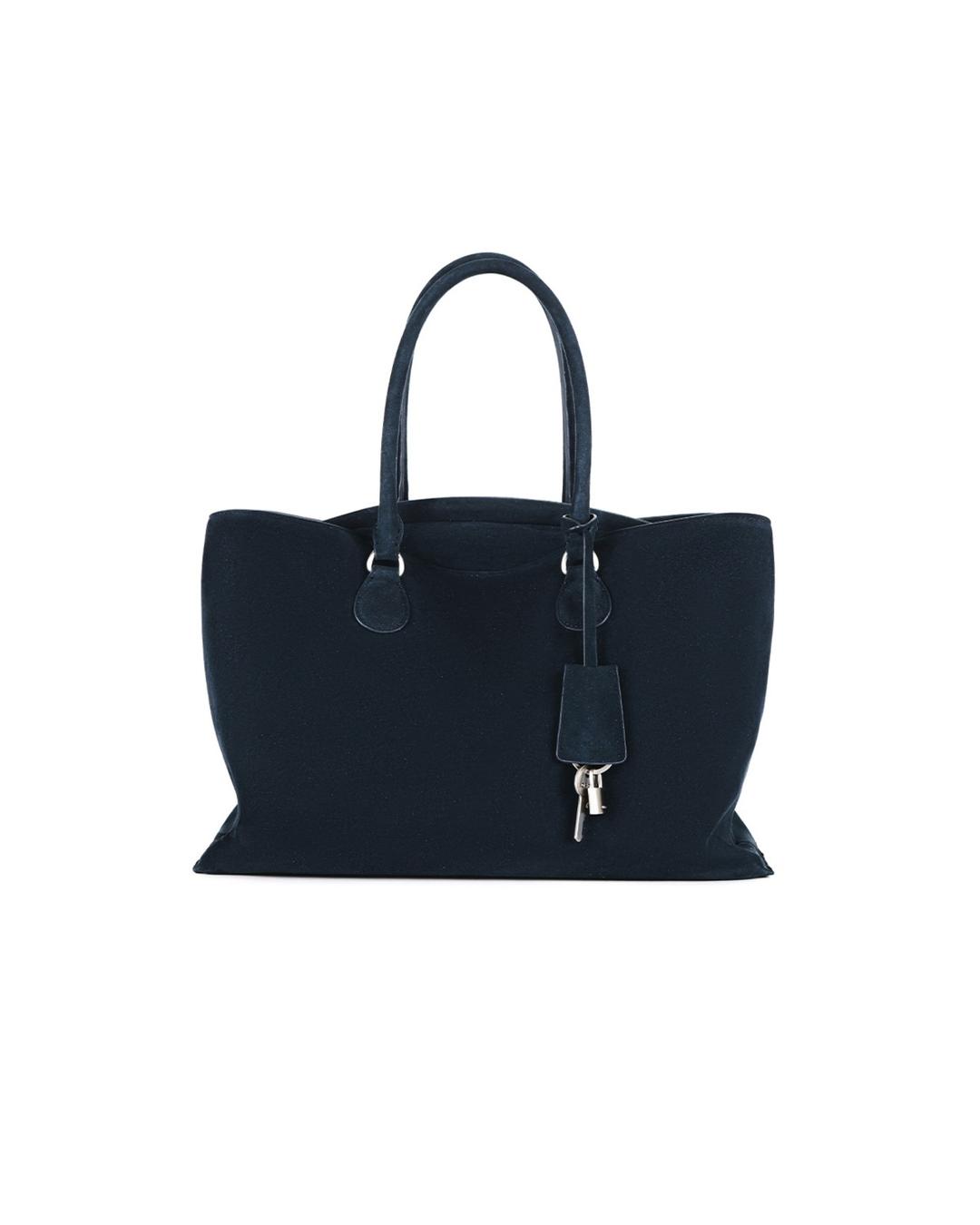 SHELL BROT LARGE [SUEDE NAVY]