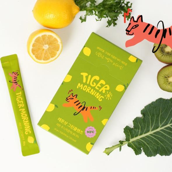 유기농 레몬즙 타이거모닝 레몬샷 그린클렌즈