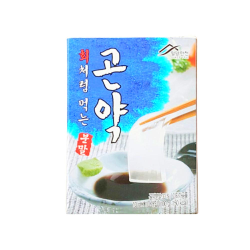 밀양한천 회처럼 먹는 곤약 분말 저칼로리 포만감 간식 10g