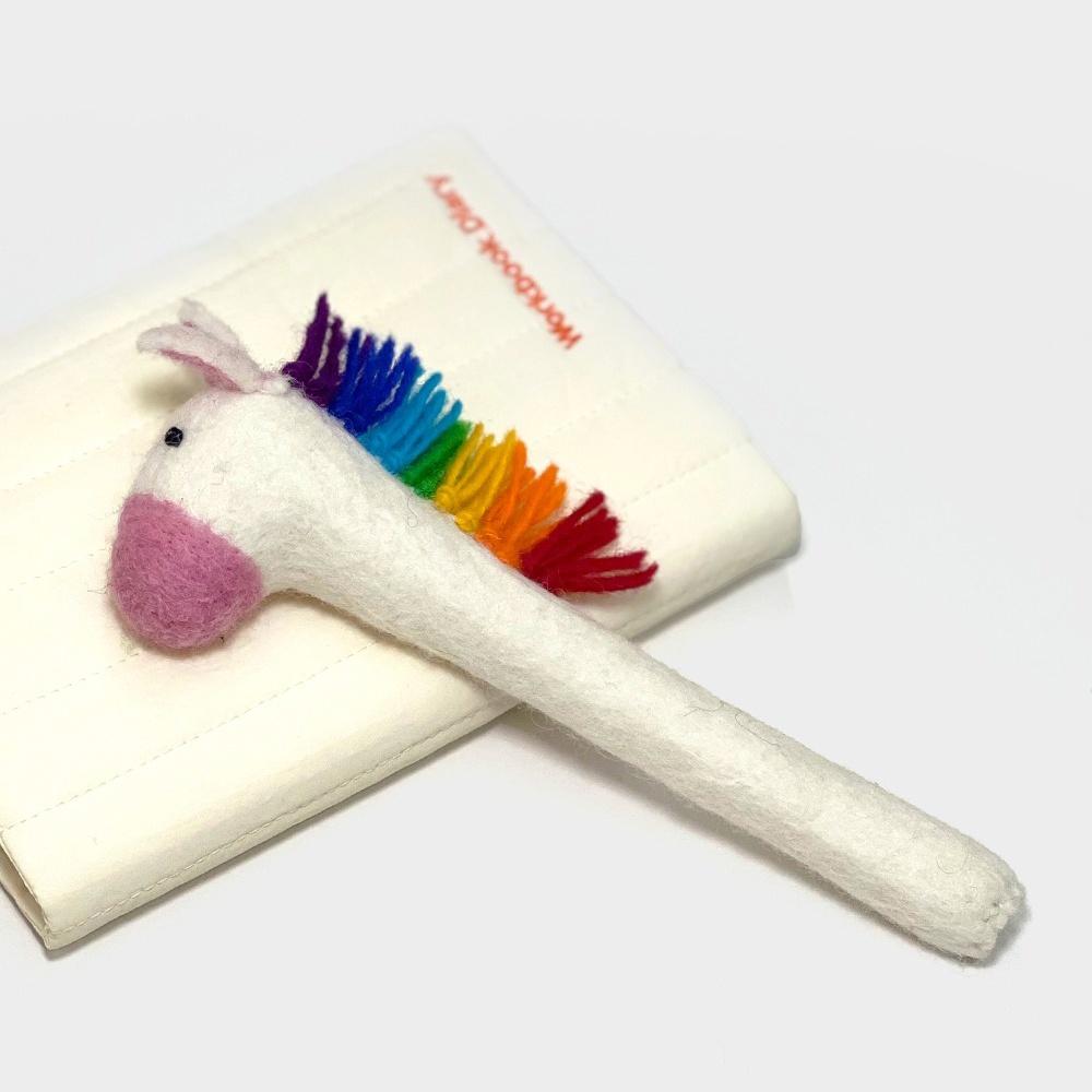 레인보우 포니 펠트 팬홀더