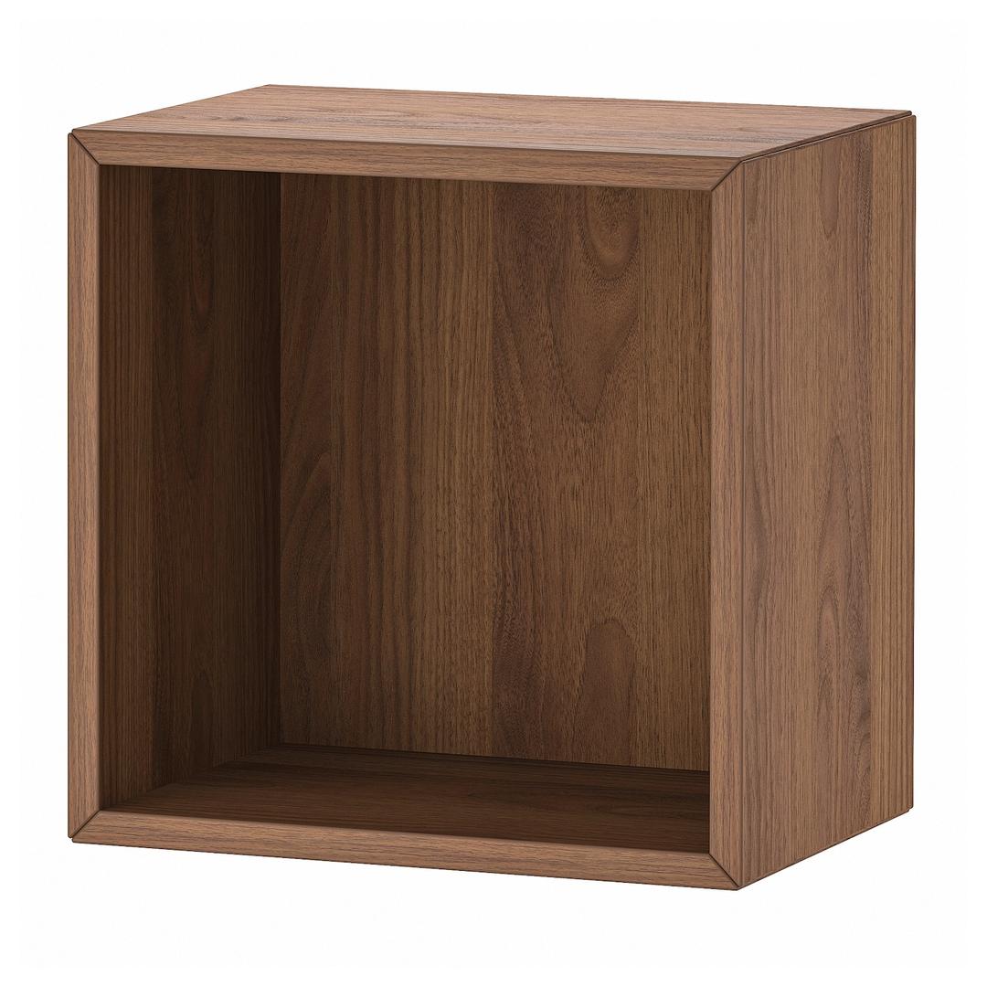 EKET 에케트 수납장 - 브라운 호두나무 무늬 35x25x35 cm