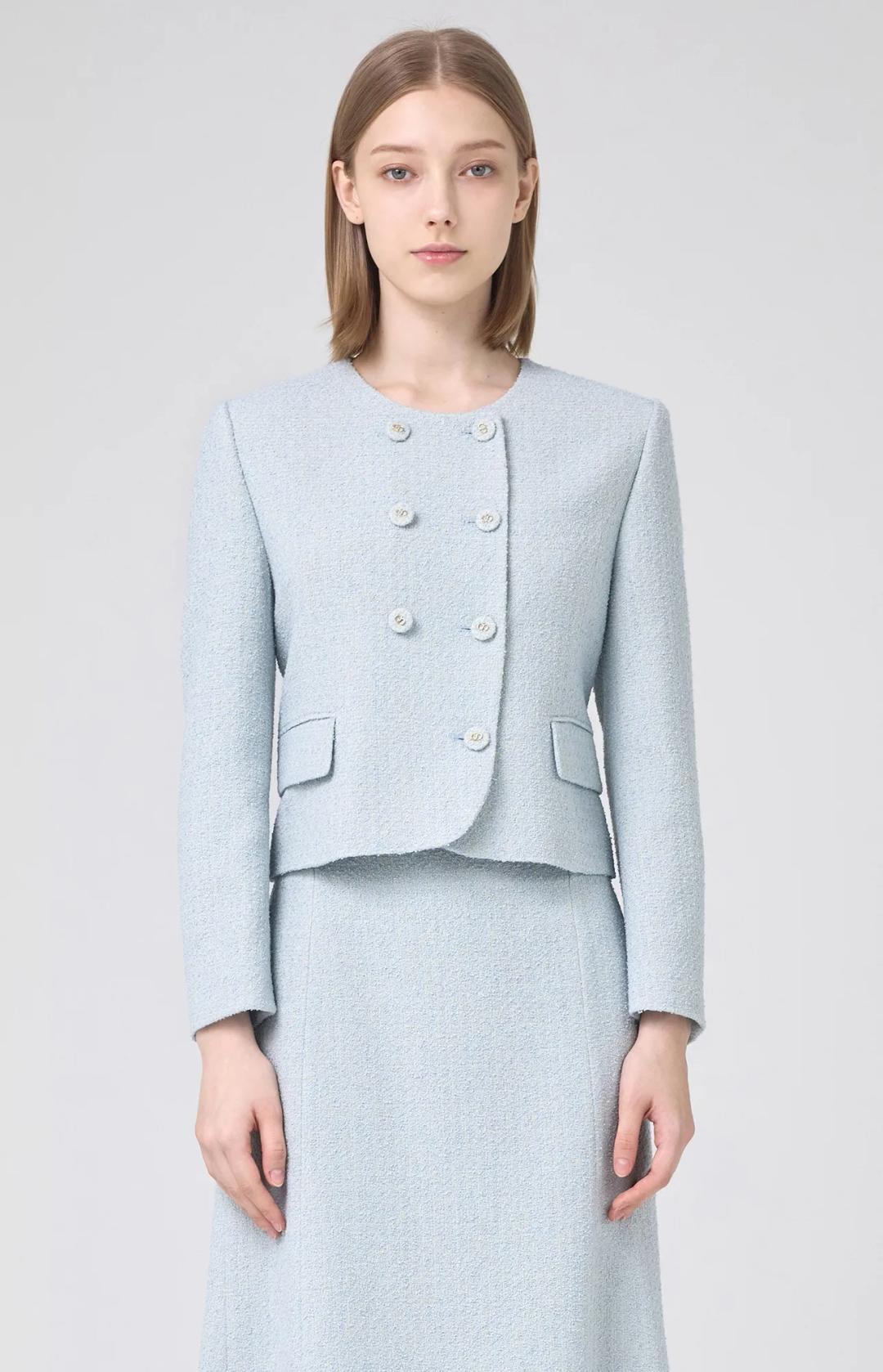 브리즌 트위드 자켓