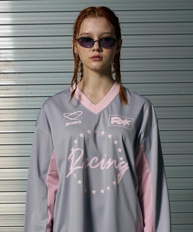 MOTOR CYCLE JERSEY PULLOVER TOP [GREY] *03/10 예약발송*