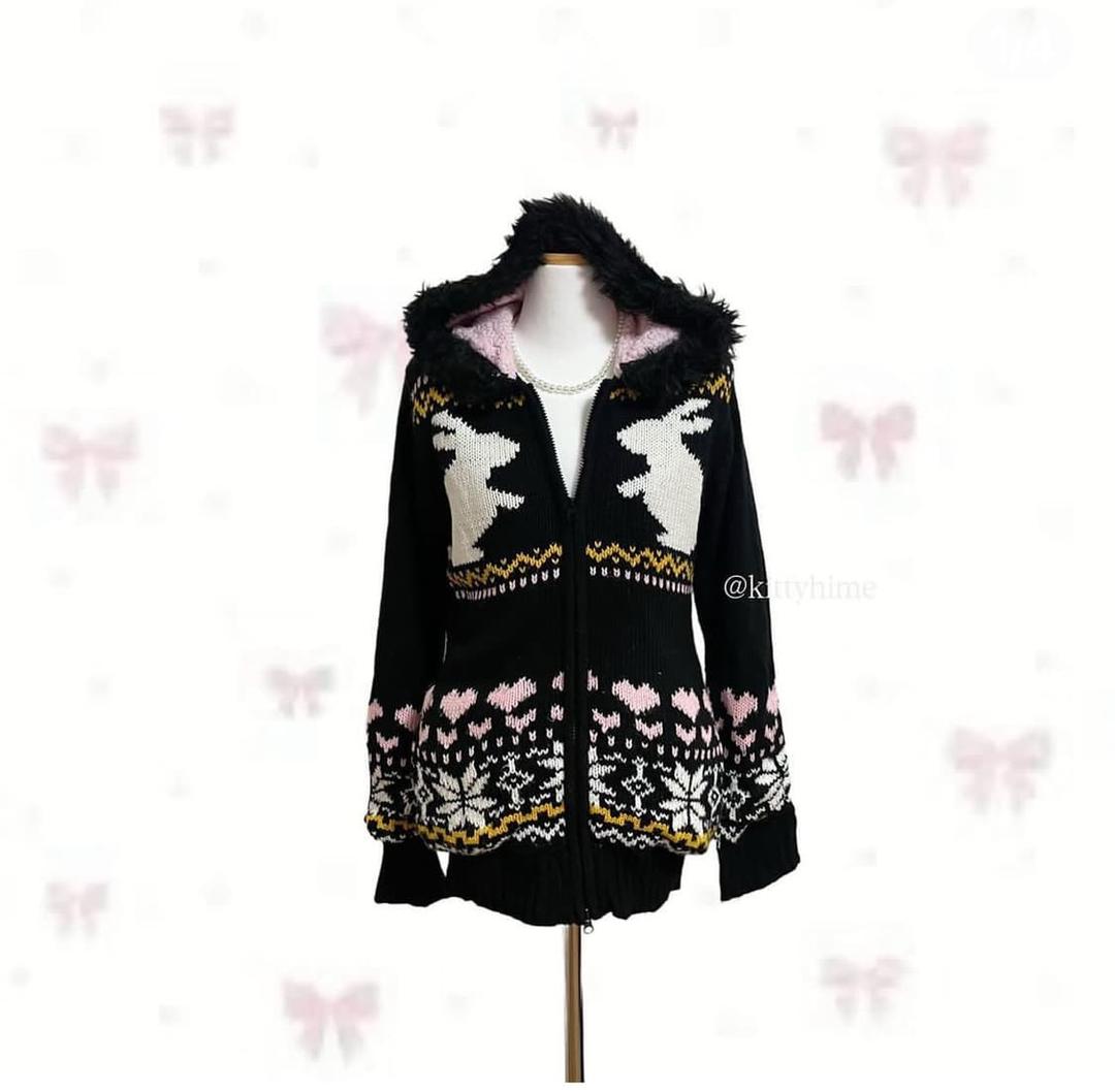 리즈리사돌 노르딕 투웨이 니트집업 | 후루츠패밀리