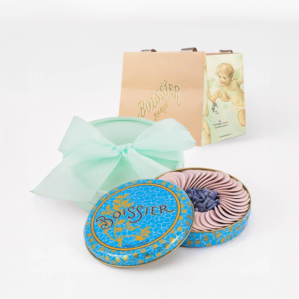 [공식판매처] Boissier 브아시에 기프트 선물상자 Gift Box - 캔디드 바이올렛 꽃잎 초콜릿 70g