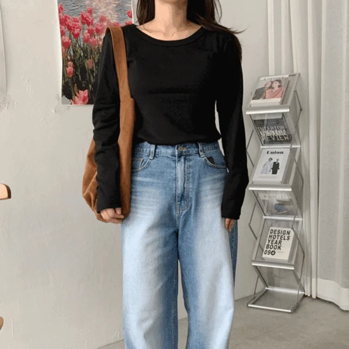 [프리오더] 쫀쫀 데일리 이너  긴팔티_T[3color!]