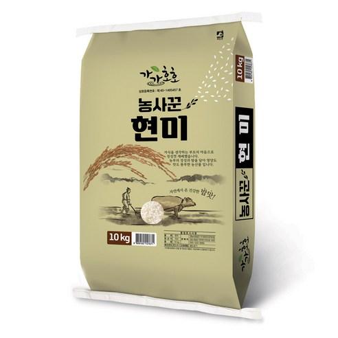 농사꾼 양심 현미쌀, 10kg, 1개 - 현미 | 쿠팡