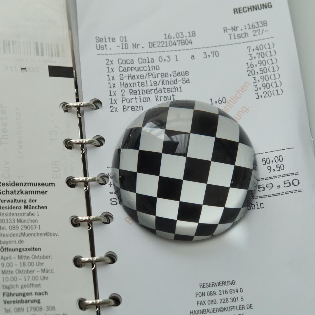 문진 : 체커보드 (Black)