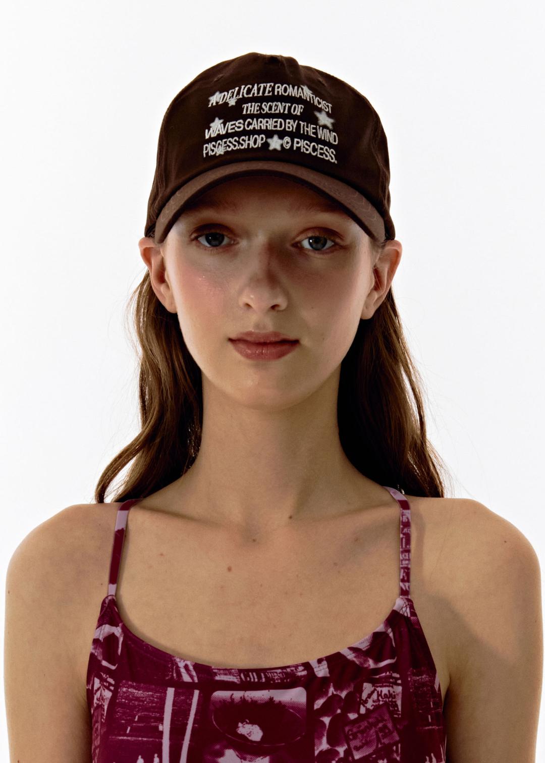 *9월30일 예약배송 Lettering Cap_Brown