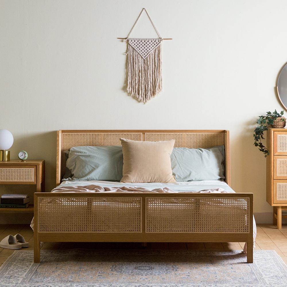 반다 라탄 침대 01 퀸