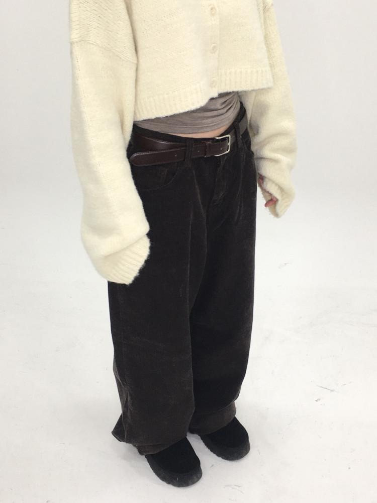 주문폭주🔥 고퀄 코듀로이 우트 팬츠 🫡 OOT 코듀로이 와이드 팬츠