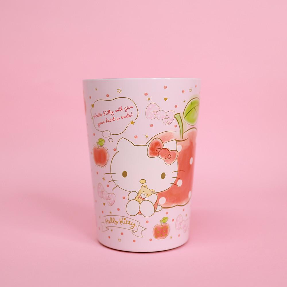 산리오 헬로키티 해피니스걸 스텐 머그 컵