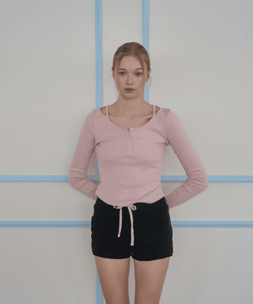 MELROSE 3BUTTON SLIT TOP [3 COLORS]