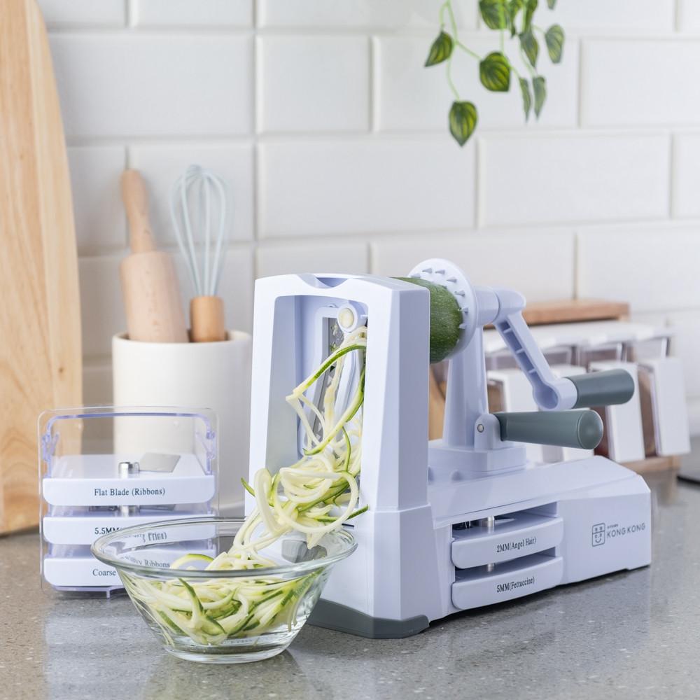 콩콩 스파이럴라이저 회전 만능 채칼 6개칼날