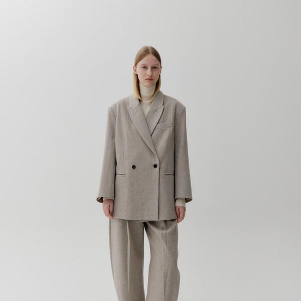 WOOL HERRINGBONE JACKET