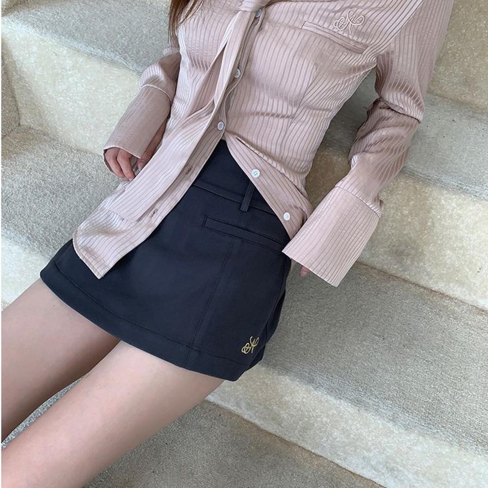 하이웨스트치마바지 가을미니치마바지