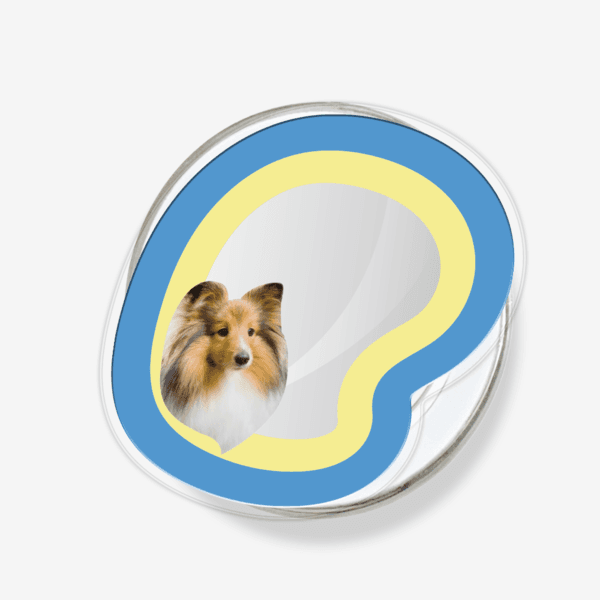 [커스텀] 옐로우블루 맥세이프 거울 스마트톡