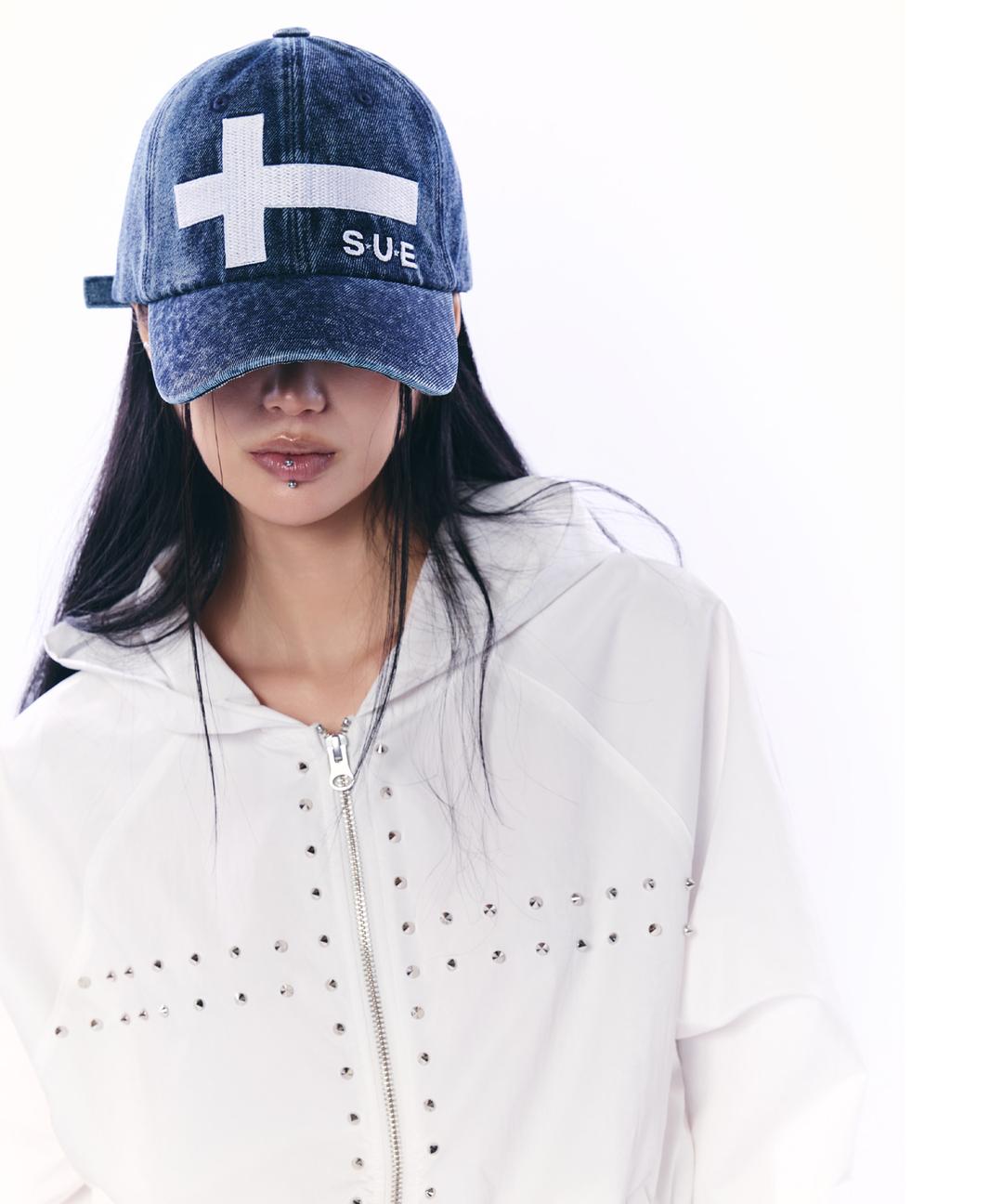 [ 3/6 예약발송 ] CROSS LOGO BALL CAP / DENIM