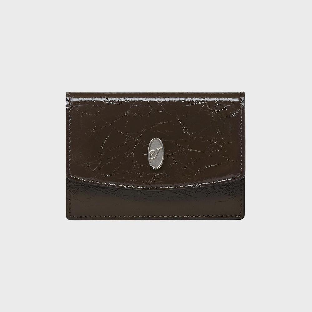 [예약배송]Bono accordion wallet - Chocolate