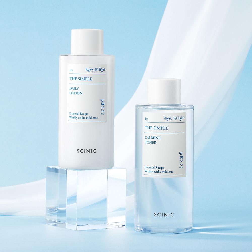 싸이닉 더 심플 토너 대용량 300ml + 로션 대용량 260ml 2종/ 화해1위 로션