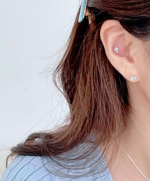 (silver 925) catz eye earring