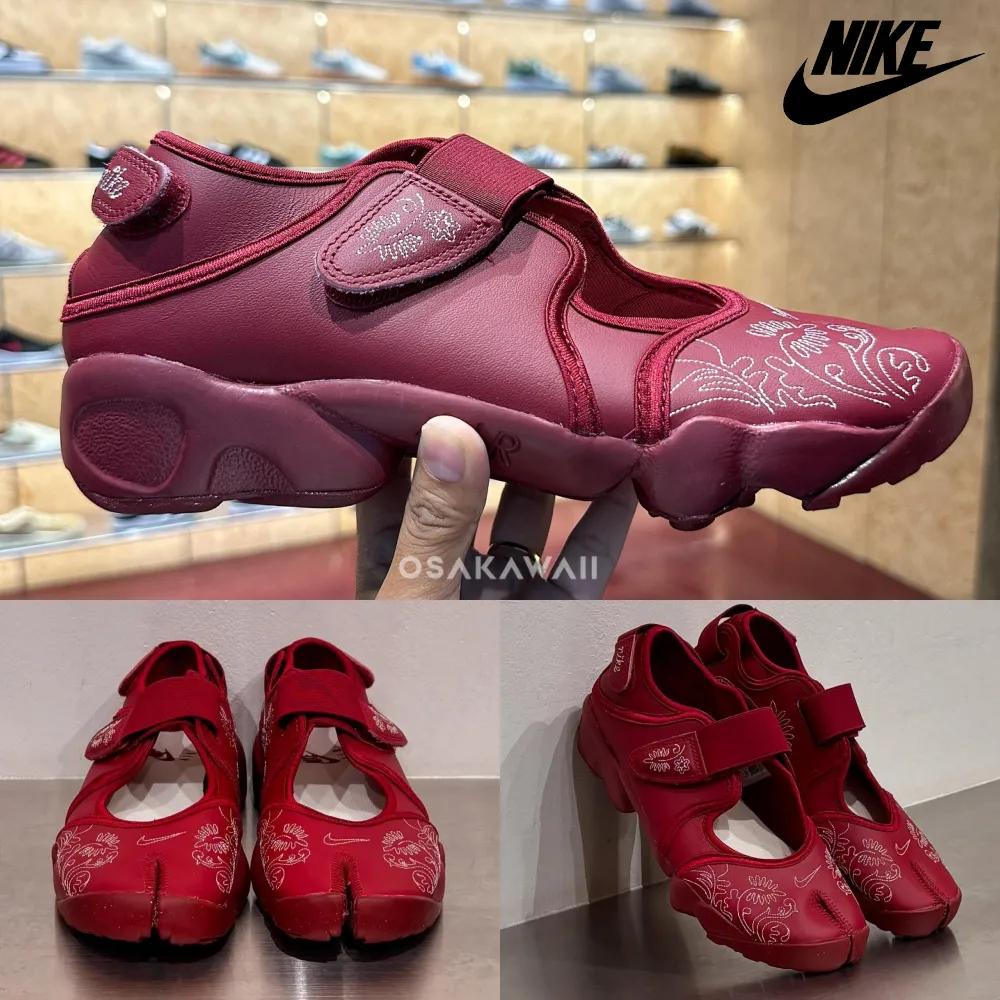 나이키 W 에어 리프트 타비 샌들 스니커즈 팀 레드 페일 아이보리 IH7318 677