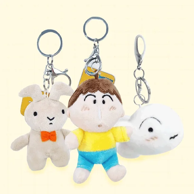 짱구인형키링 흰둥이 맹구 유리토끼 인형 키링