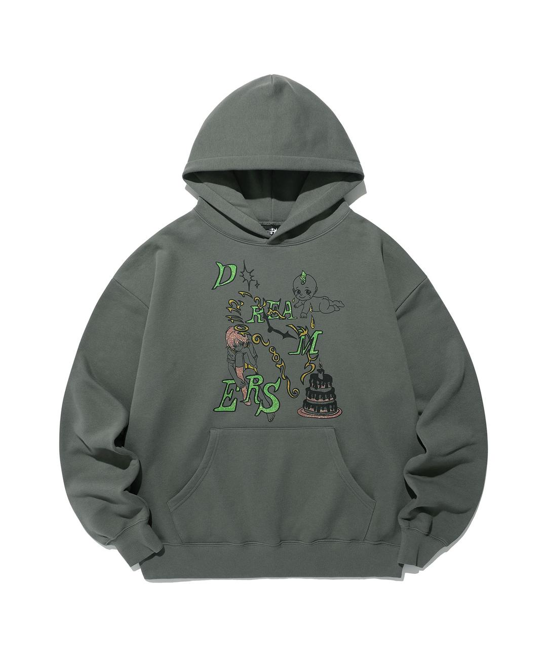 DREAMERS HOODIE[CHARCOAL]