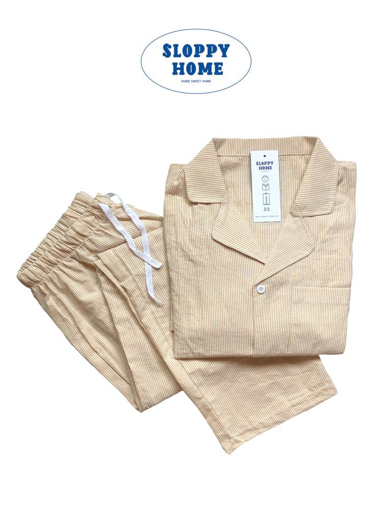 스프링 파자마 spring pajamas / 2colors / 남여공용 / 여성오버핏