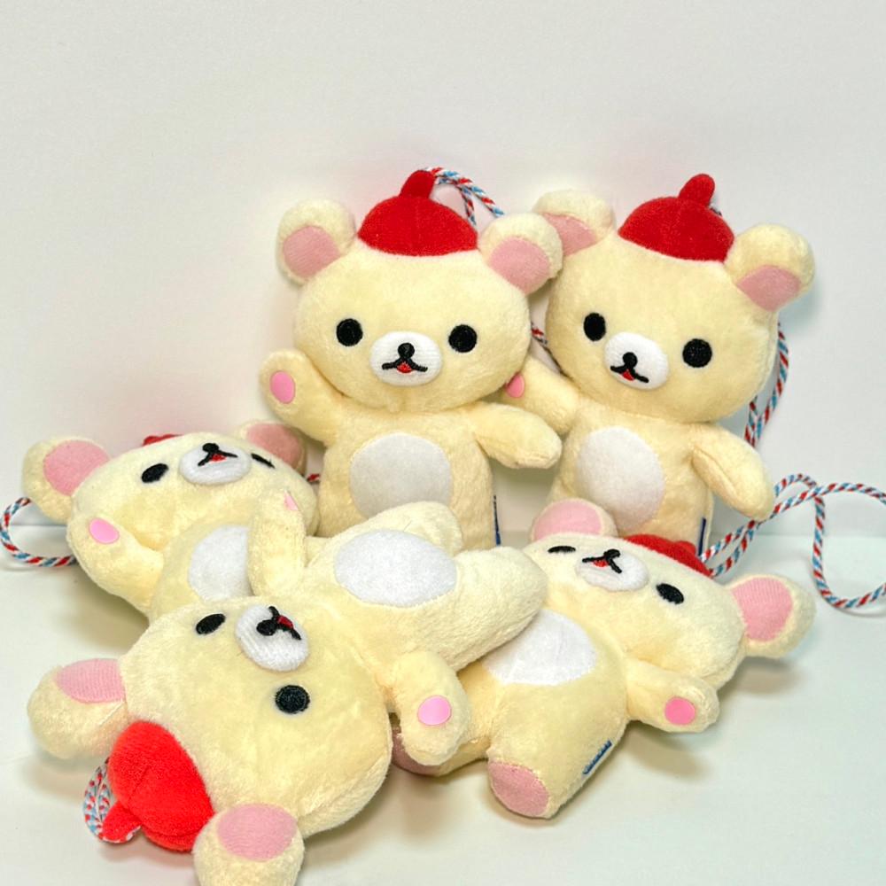 [Rilakkuma] 빈티지 리락쿠마 코리락쿠마 인형 키링 스트랩 산엑스 키홀더