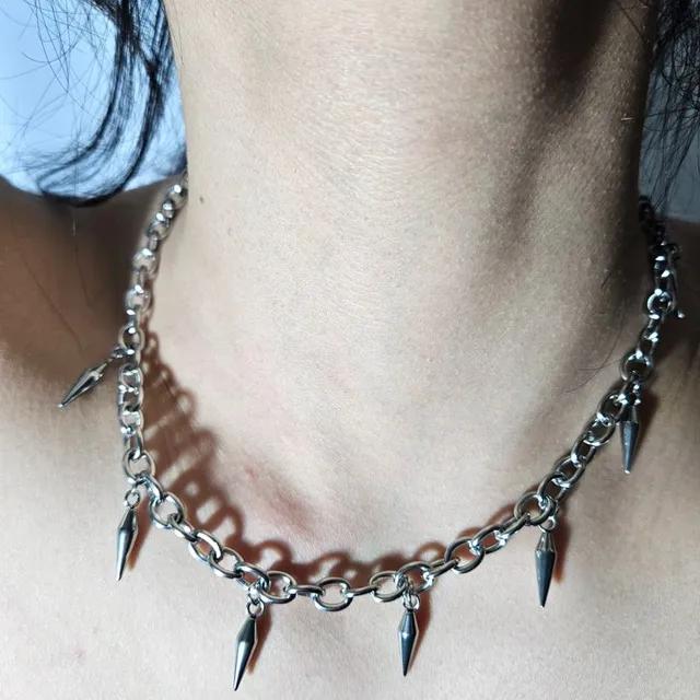 💀남녀공용💀 bullet necklace 목걸이 유니크목걸이 스터드 락시크 남녀공용 힙한