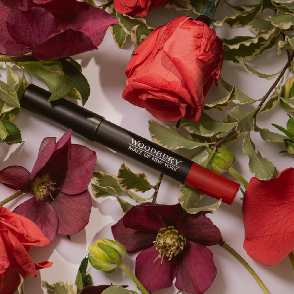 [우드버리]  벨벳 매트 립펜슬 슈가로즈 2.4g