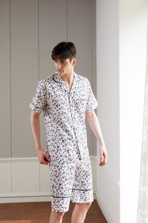 라비앙 호피 남자 파자마