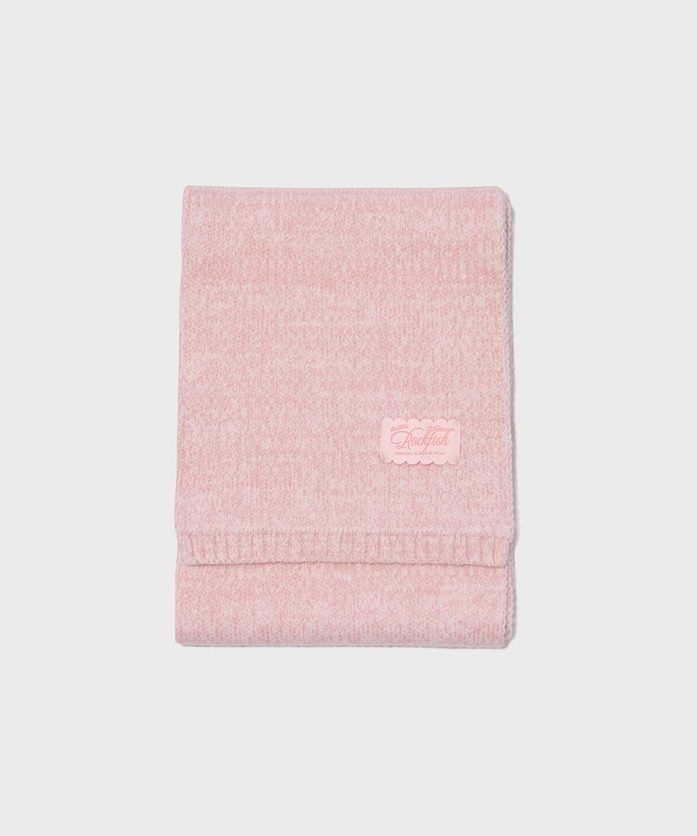 NEW FLUFFY KNIT MUFFLER - PINK