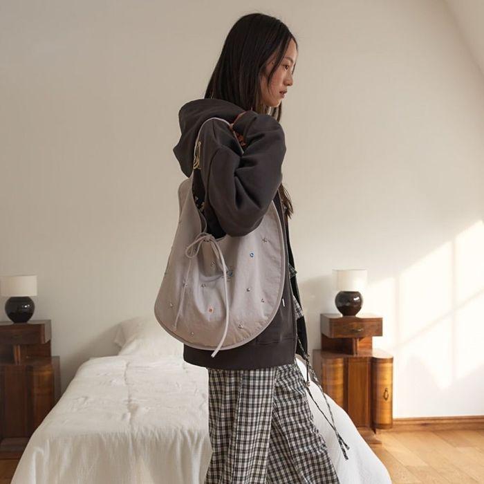 Saalty Ocean Shoulder Bag / Gray
