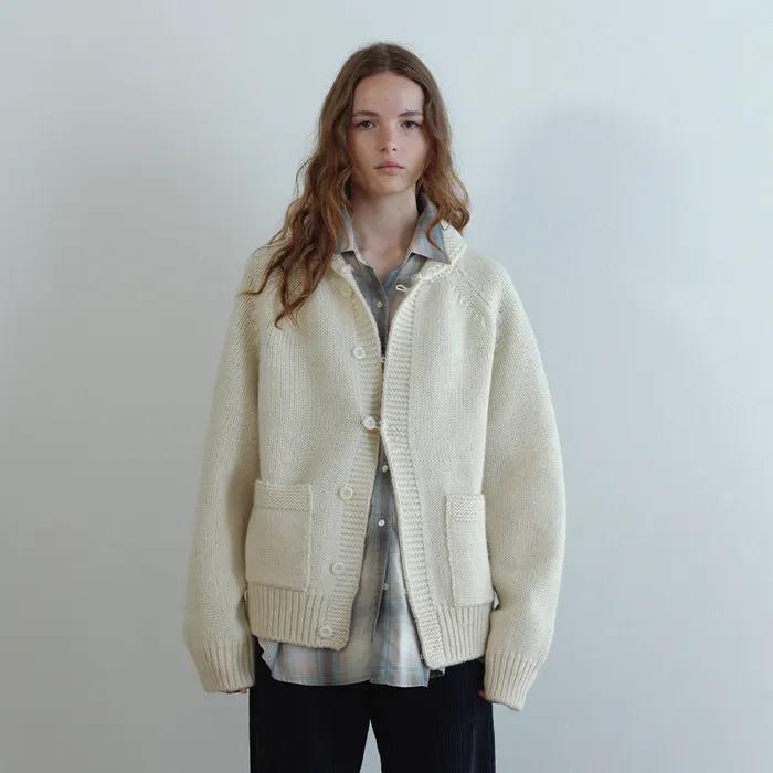 Cowichan Knit Cardigan_Cream