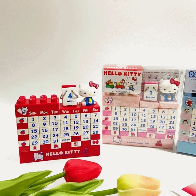 [새해특가] 산리오 리락쿠마 키티 만년 레고 달력 만년 캘린더